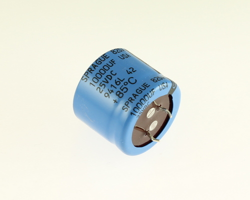 8x 10000uF 25V Radial Snap In Mount Electrolytic Capacitor mfd DC 82DA103M025