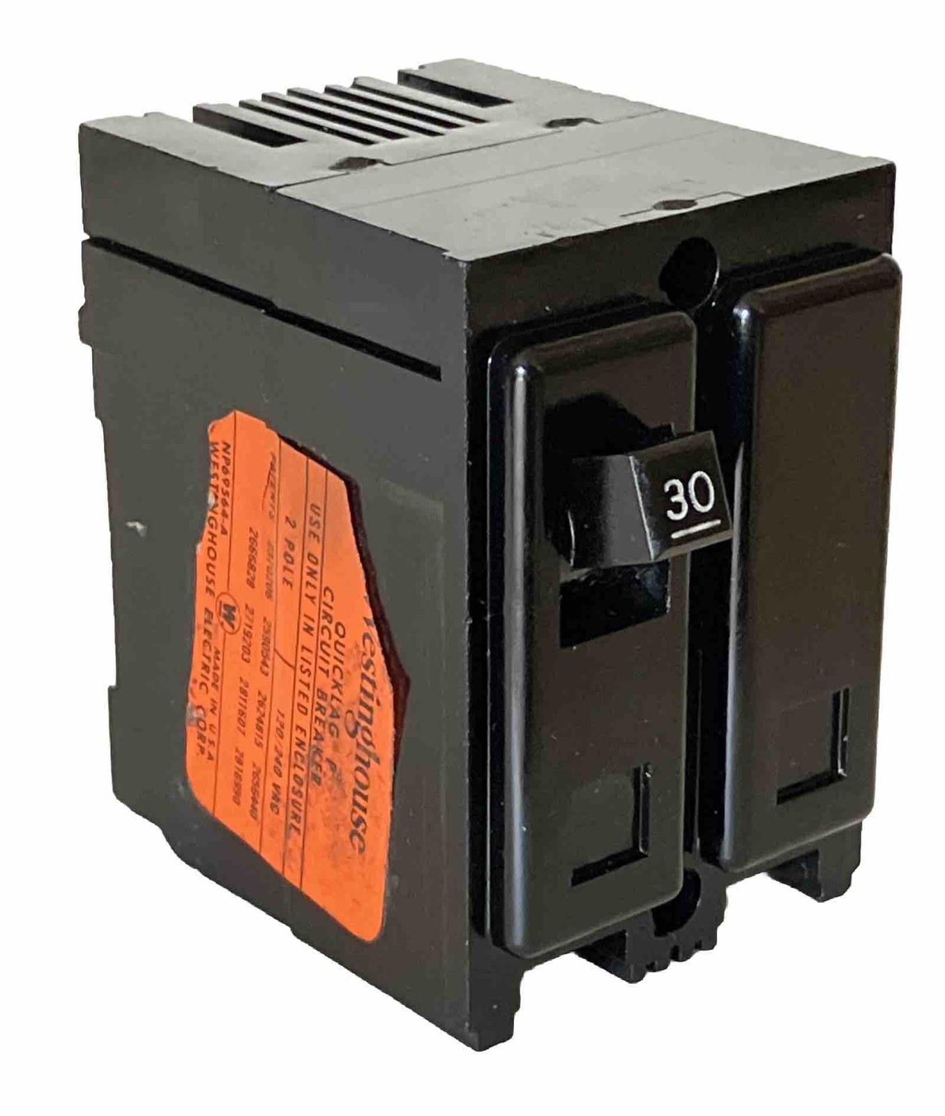 Westinghouse 30 Amp 2 Pole Type P Circuit Breaker 120/240V Quicklag 30A QNP2030
