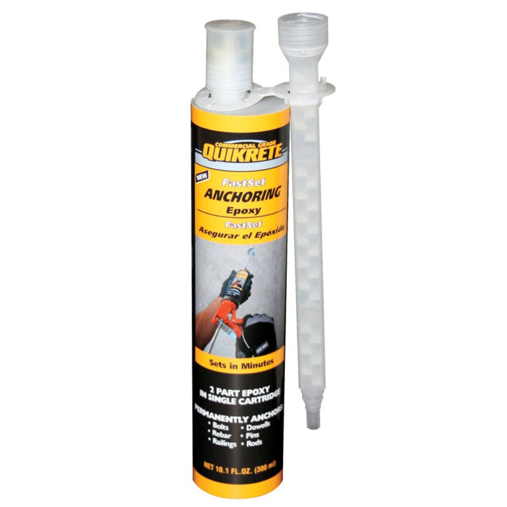 Quikrete 862030 Gray 4 hr Drying Fast Setting Concrete Anchoring Epoxy 8.6 oz.