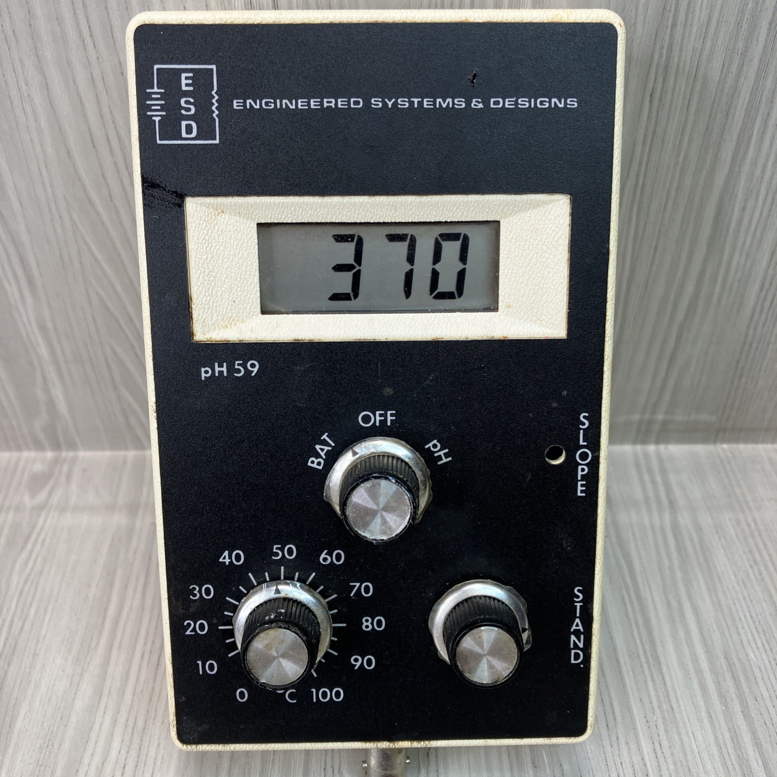 ESD – Engineered Systems & Designs Ph 59 – No pH Electrode – Working