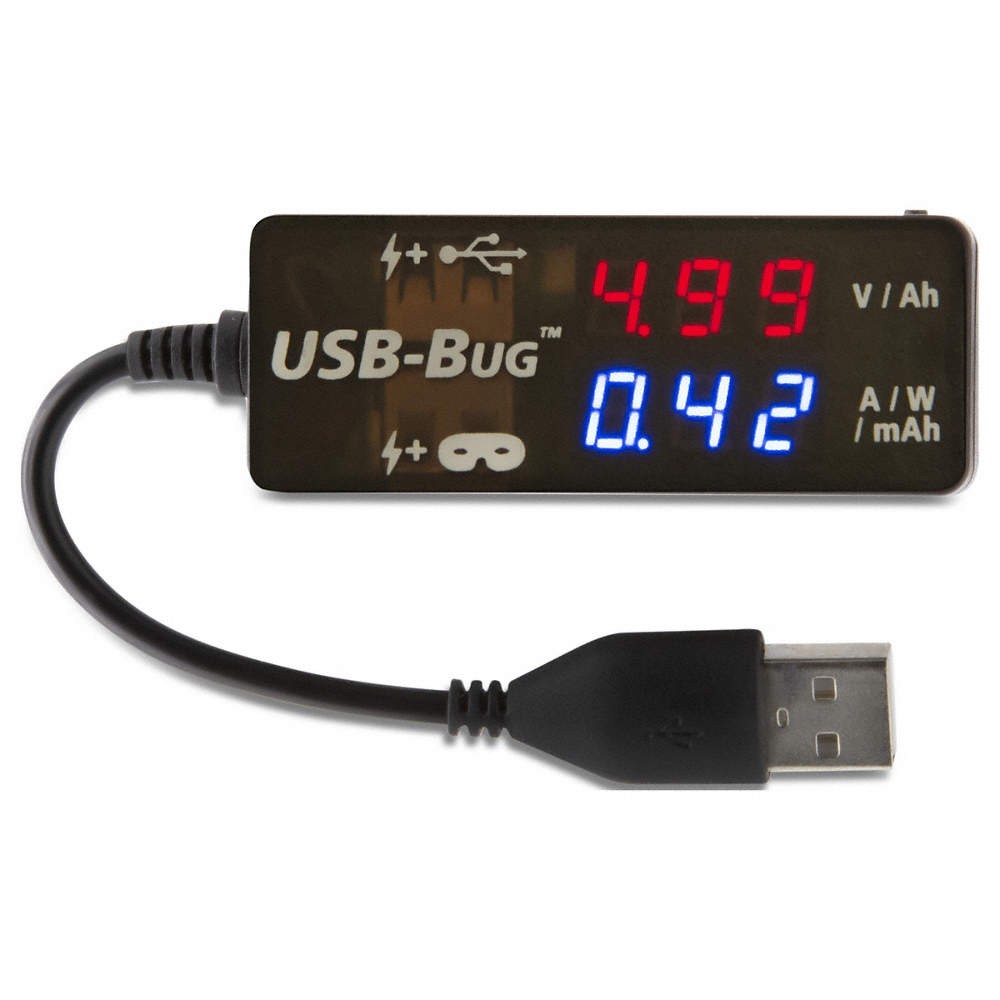 TRIPLETT USB-BUG USB Tester and Data Masker,2.7 oz 55EP46