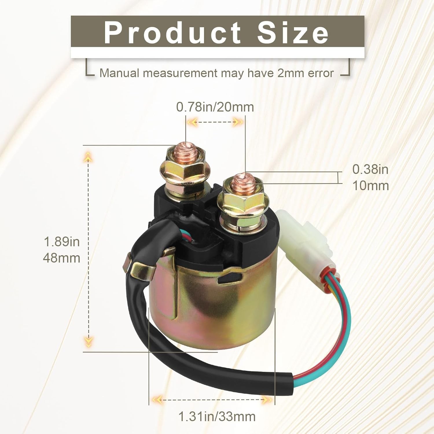 Starter Solenoid Relay for TRX350 Fourtrax Rancher 420 400 350 Foreman 400 500 5