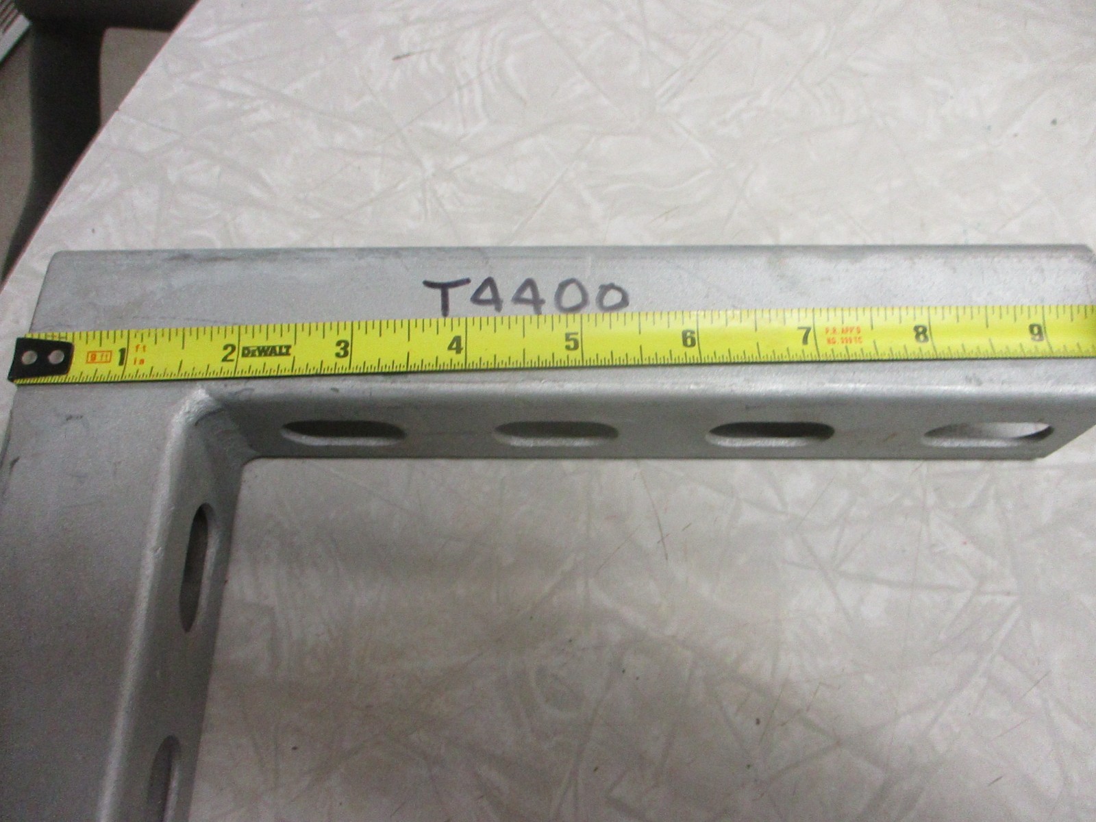 1-5/8″ Slotted Strut Channel 90-Degree Bend Bracket 8″ x 9-1/2″, Plated