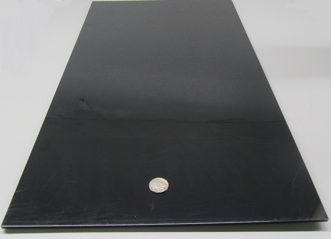Nylon 6/6 Extruded Sheet Black (3/16″) – .188″ x 12″ x 24″