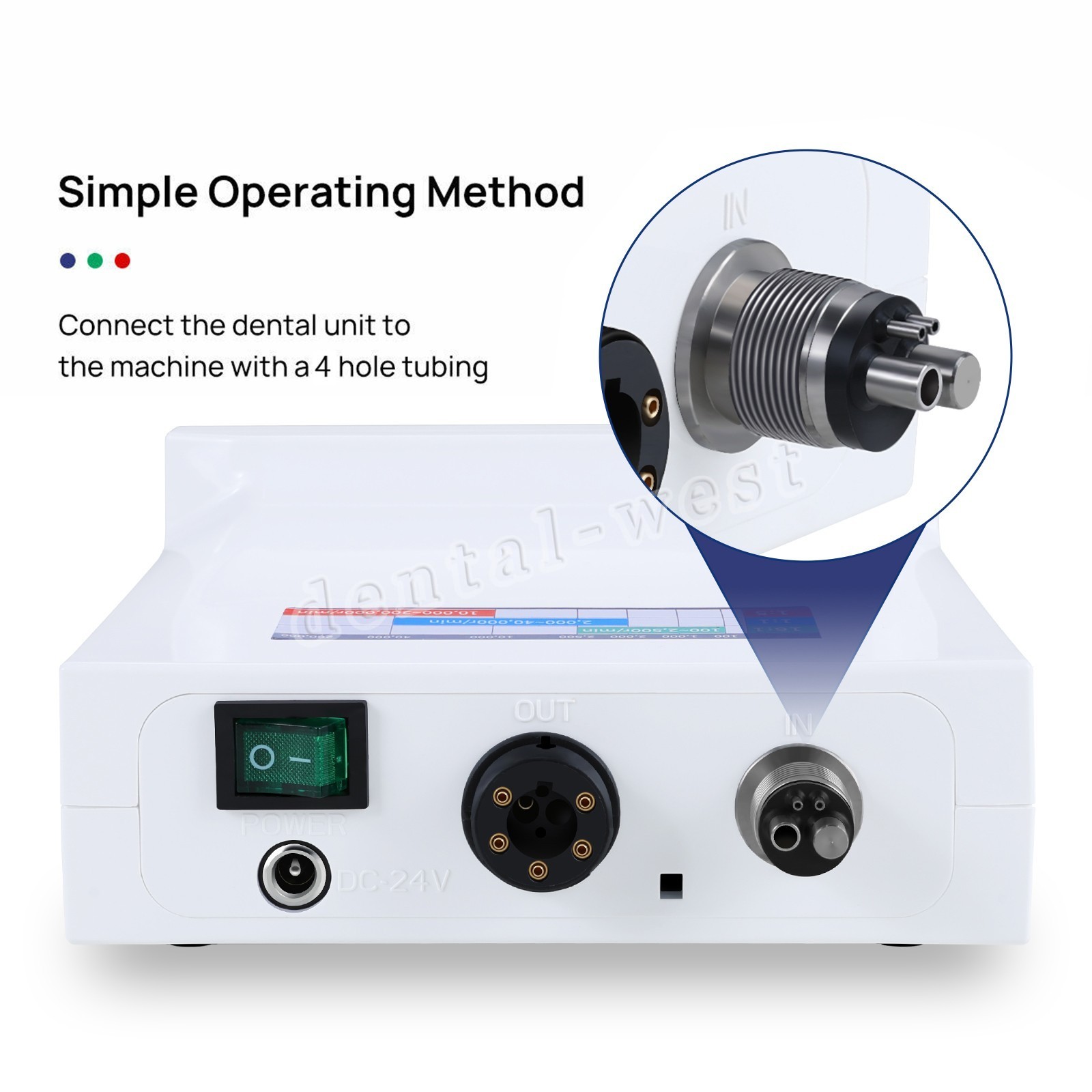 CICADA Dental LED Brushless Electric Mirco Motor LED Screen Touch Button