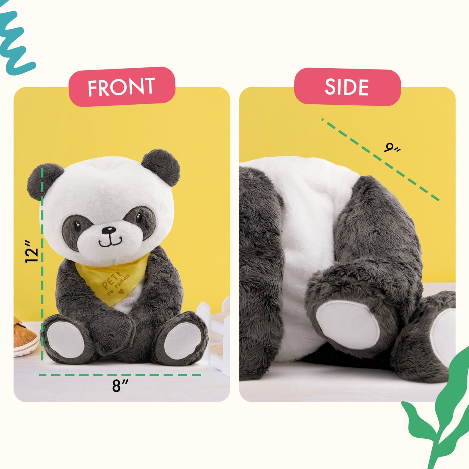 Lilly’S Love Lillys Love Weighted Stuffed Animals For 5Lb Calming Panda Plush
