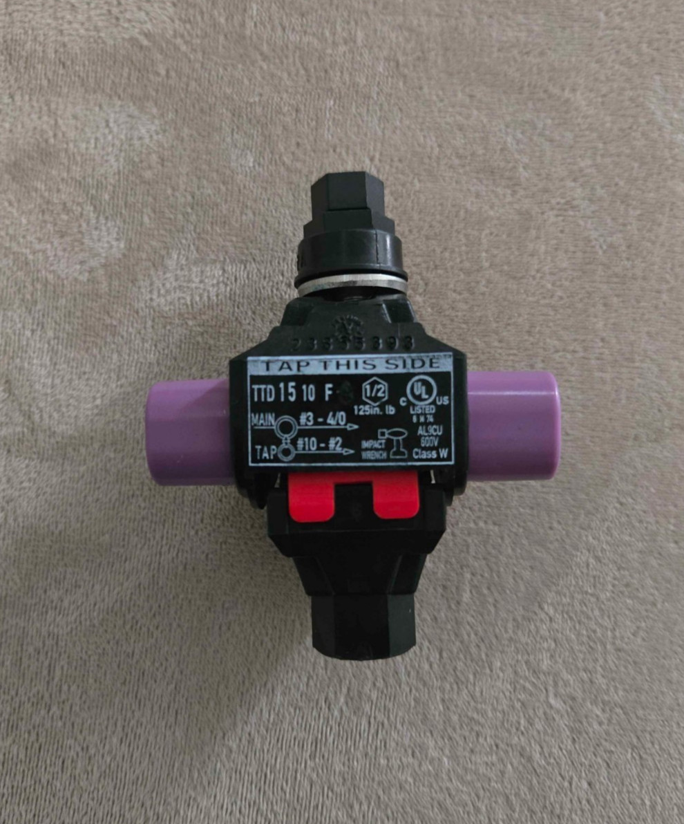 Insulation Piercing Connectors Main 3 AWG – 4-0 to 10 AWG – 2 AWG UL Listed