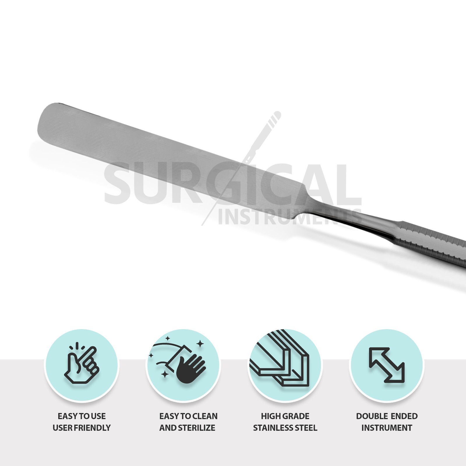 Metal Spatula 4 Pcs Set Tools Dental Carver Wax Surgical Instrument German Grade