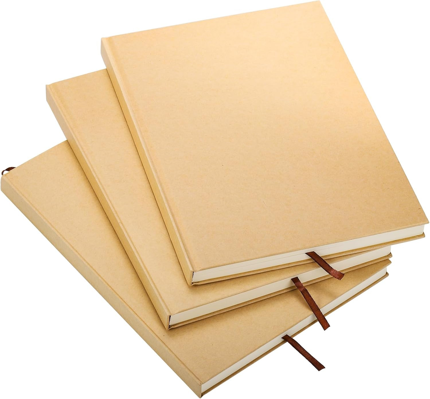 3 Pack 8.5 X 11 Inch Hardcover Sketchbook, Unlined Blank Notebook Journal, 120 S