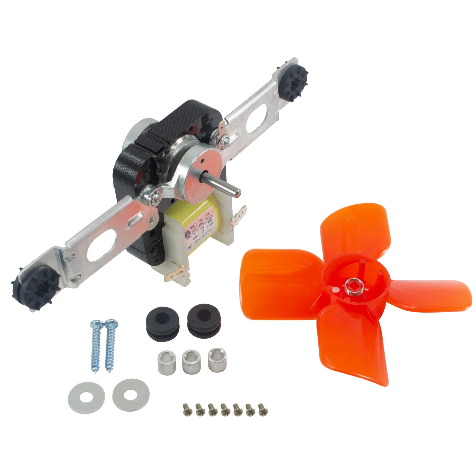 Appli Parts 482731 evaporator Fan Motor replacement kit 343 with Brackets 115V 1