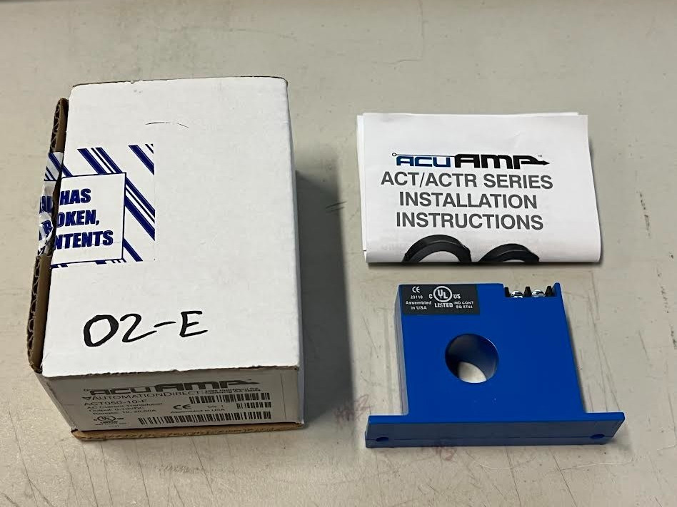 AcuAMP ACT050-10-F AC current transducer 1-phase fixed core New open box