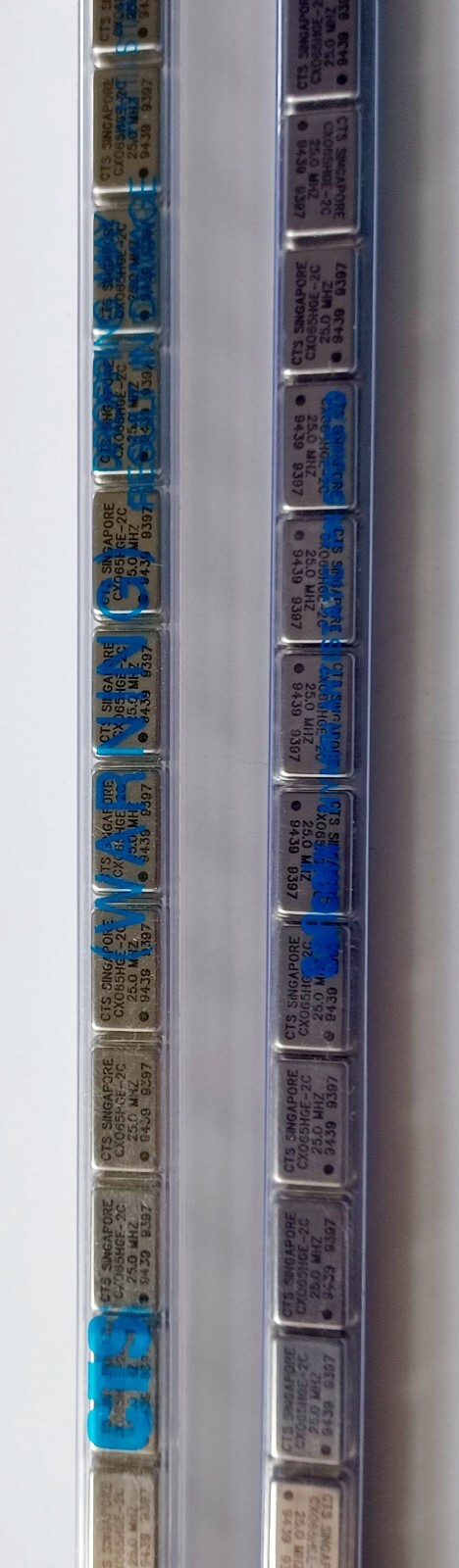 Lot of 5* CTS CX065HGE-2C 25.0MHz Crystal Oscillators 25.000 MHz, 4-Pin New!