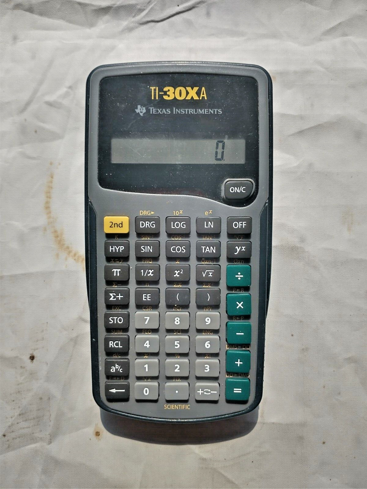 Texas Instruments TI-30XA Solar Scientific Calculator w/ Cover