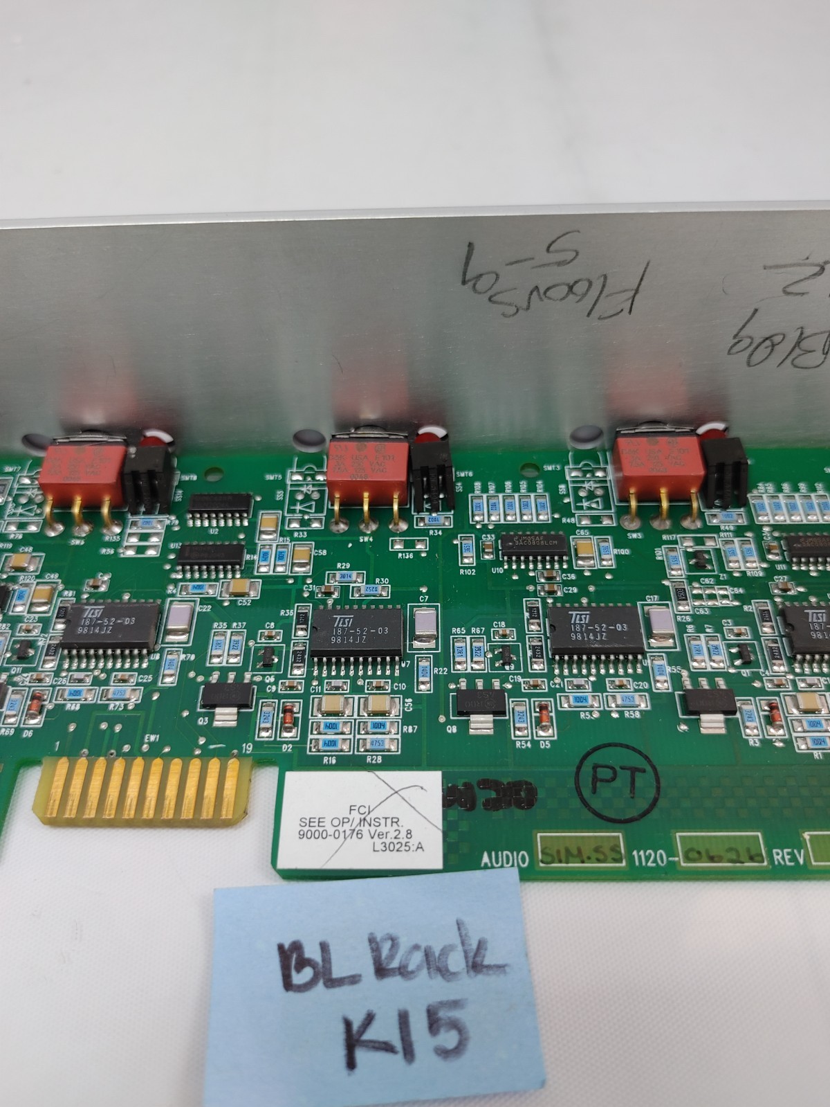 FCI SIM-SS SPEAKER SELECT SWITCH BOARD 1120-0626 Rev C Fire Alarm