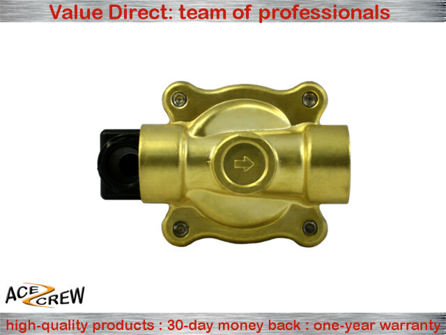 1/2 inch 110V-120V AC Brass Electric Solenoid Valve NPT Gas Water Air N/C