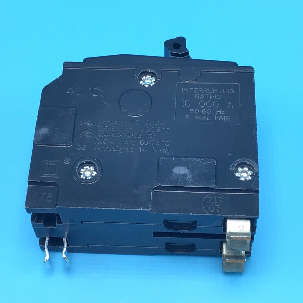 One (1) New Circuit Breaker Square D QO210 10 Amp 2 Pole 120/240V Plug-In