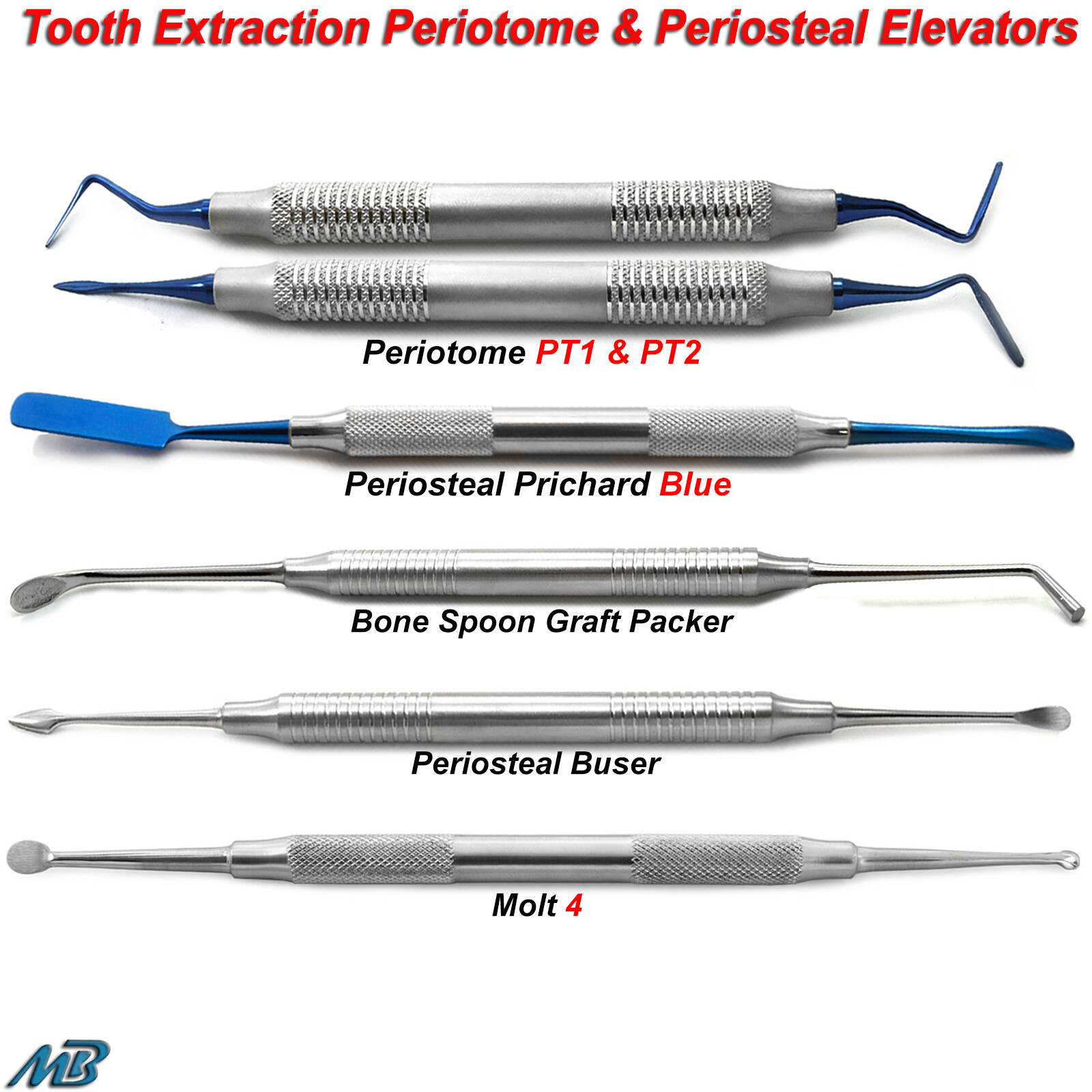 Dental Tunneling Kit Implant Surgery Periodontal Tunneling Procedure Instruments