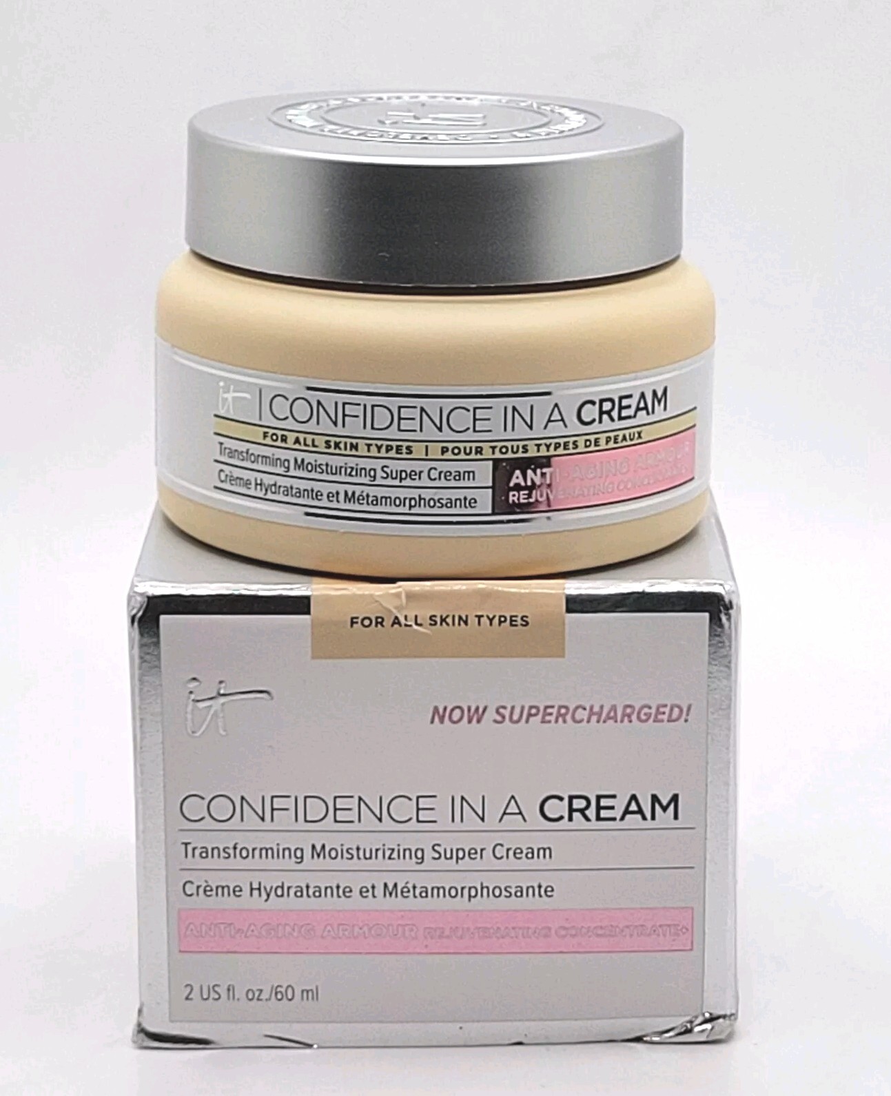 IT Cosmetics Confidence in a CREAM 2oz Moisturizing Anti-Aging Cream NEW