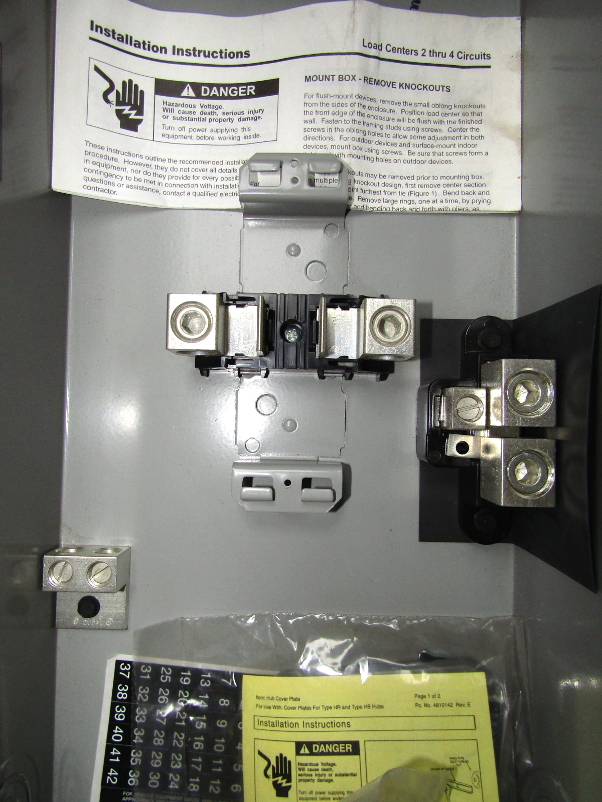 🙌 NEW MURRAY 200 AMP CIRCUIT BREAKER ENCLOSURE 120/240 VAC LW004VR