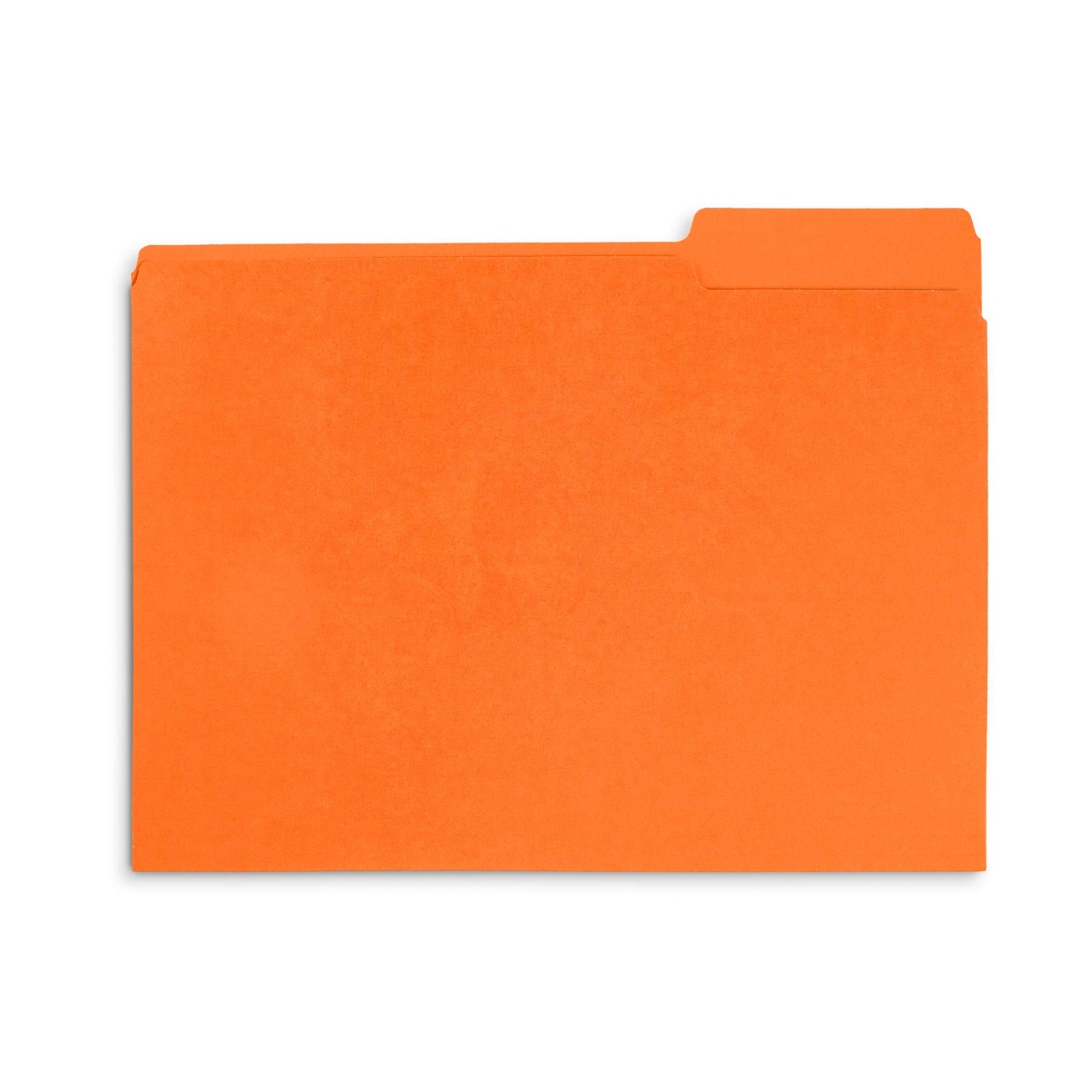 200 Letter Size File Folders – 1/3 Cut Tab, Durable 11pt Paper, Orange – Office