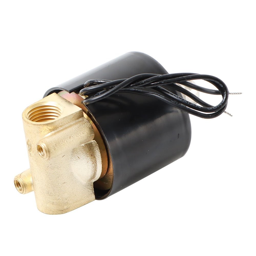 1/4 Inch Solenoid Valve Air Water DC DN8 N/C Gas Oil Normally Closed 12V