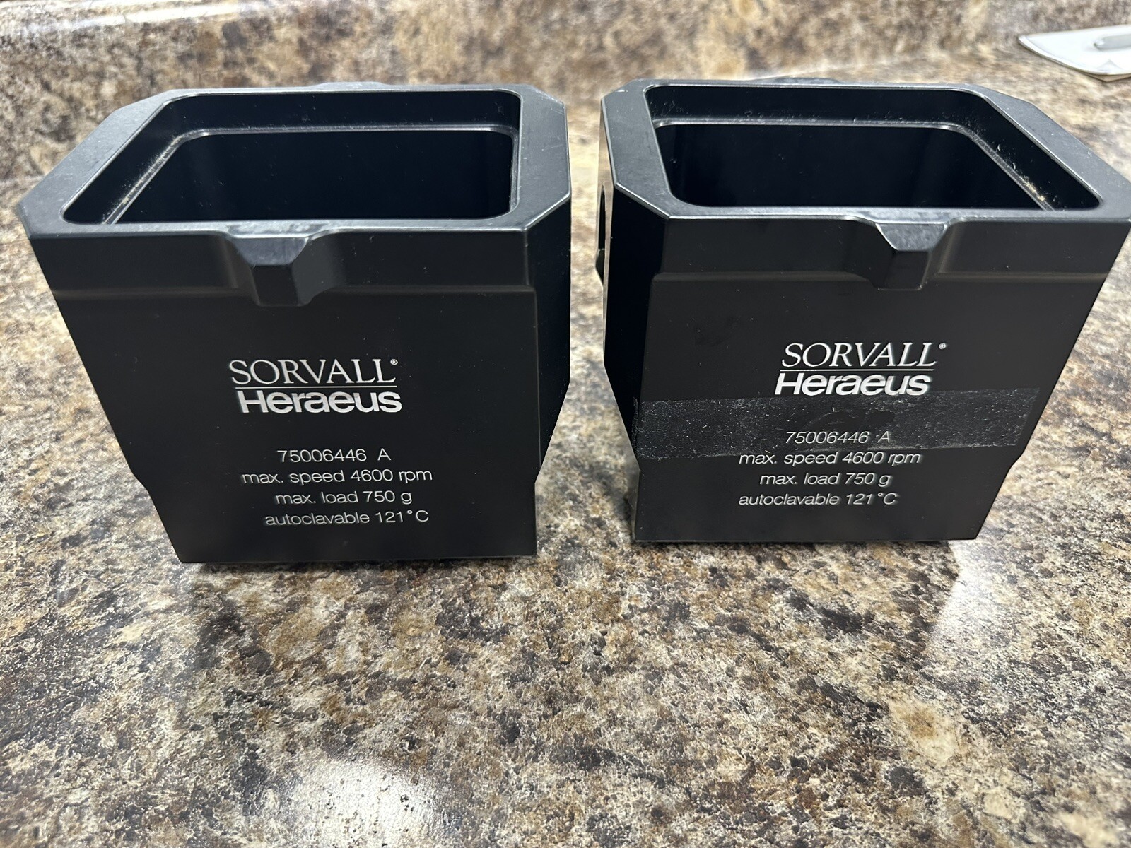 Sorvall Heraeus 75006446 A Rotar Bucket (pair)