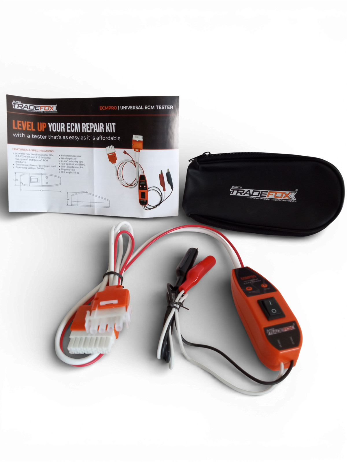 Supco Tradefox ECMPRO Tests Electronically Commutated Motors (ECM)