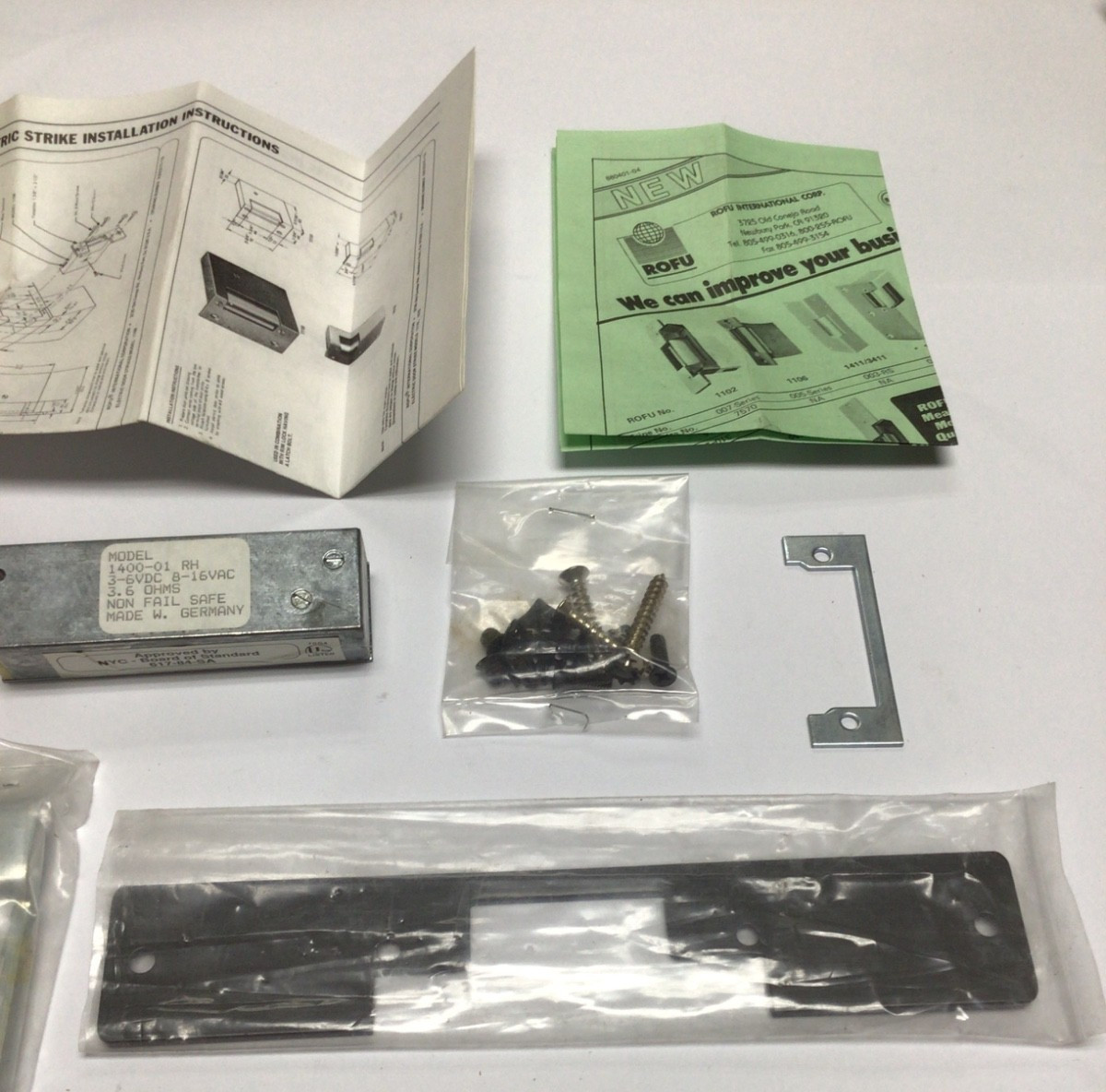 Rofu 1400-01 RH Fail Secure Replacement Solenoids, 8 to 16V AC/3-6V DC