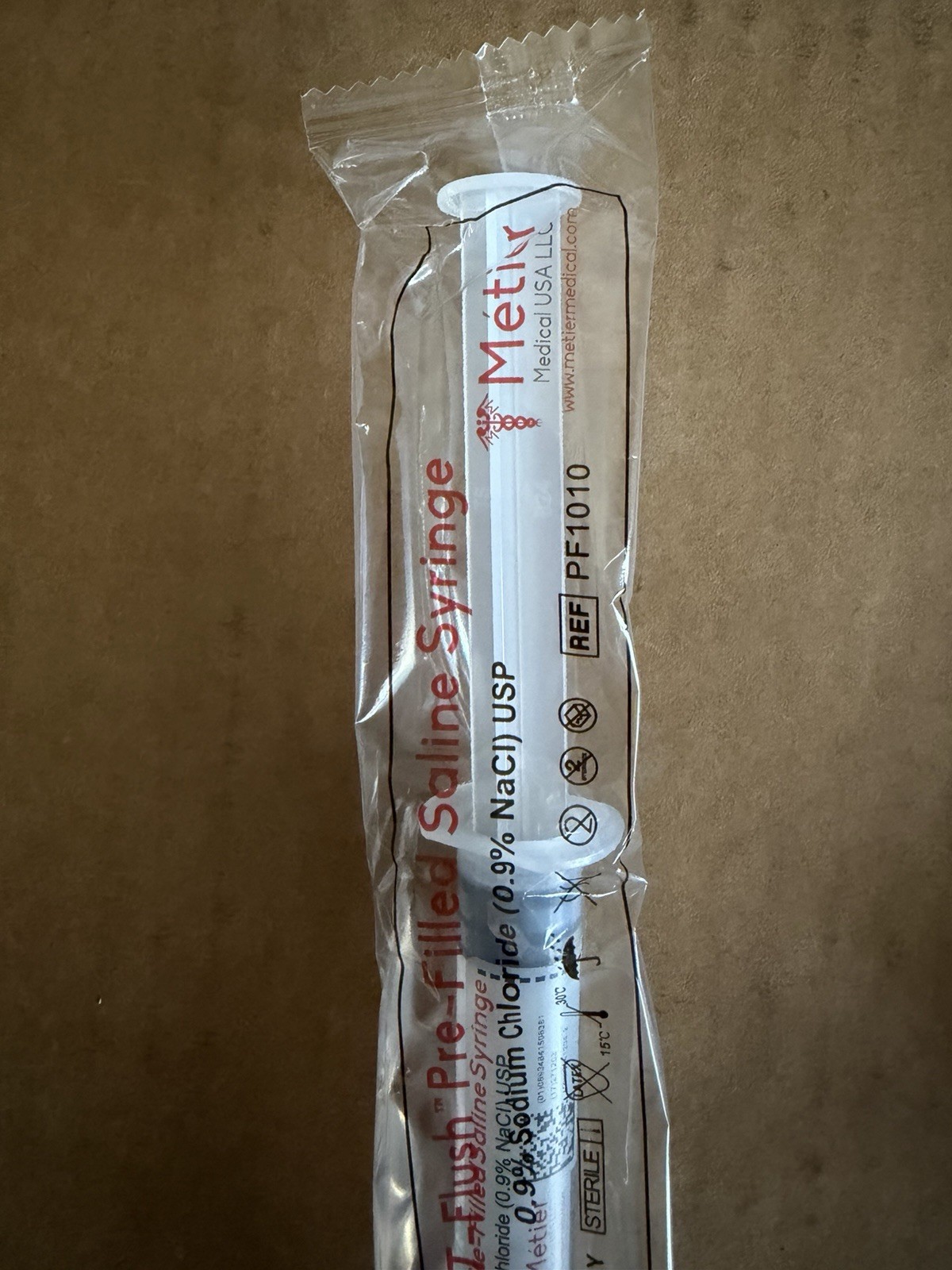 Metier Medical Normal 0.9 Saline Flush 10ml 30 Ct Ind. Wrapped – Lowest Price!