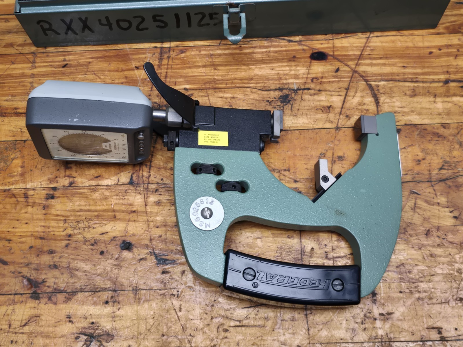 Federal 2-3″ EMD-300P-3 Snap Gauge Gage w/ DEI54111 Maxum Digital Indicator Case