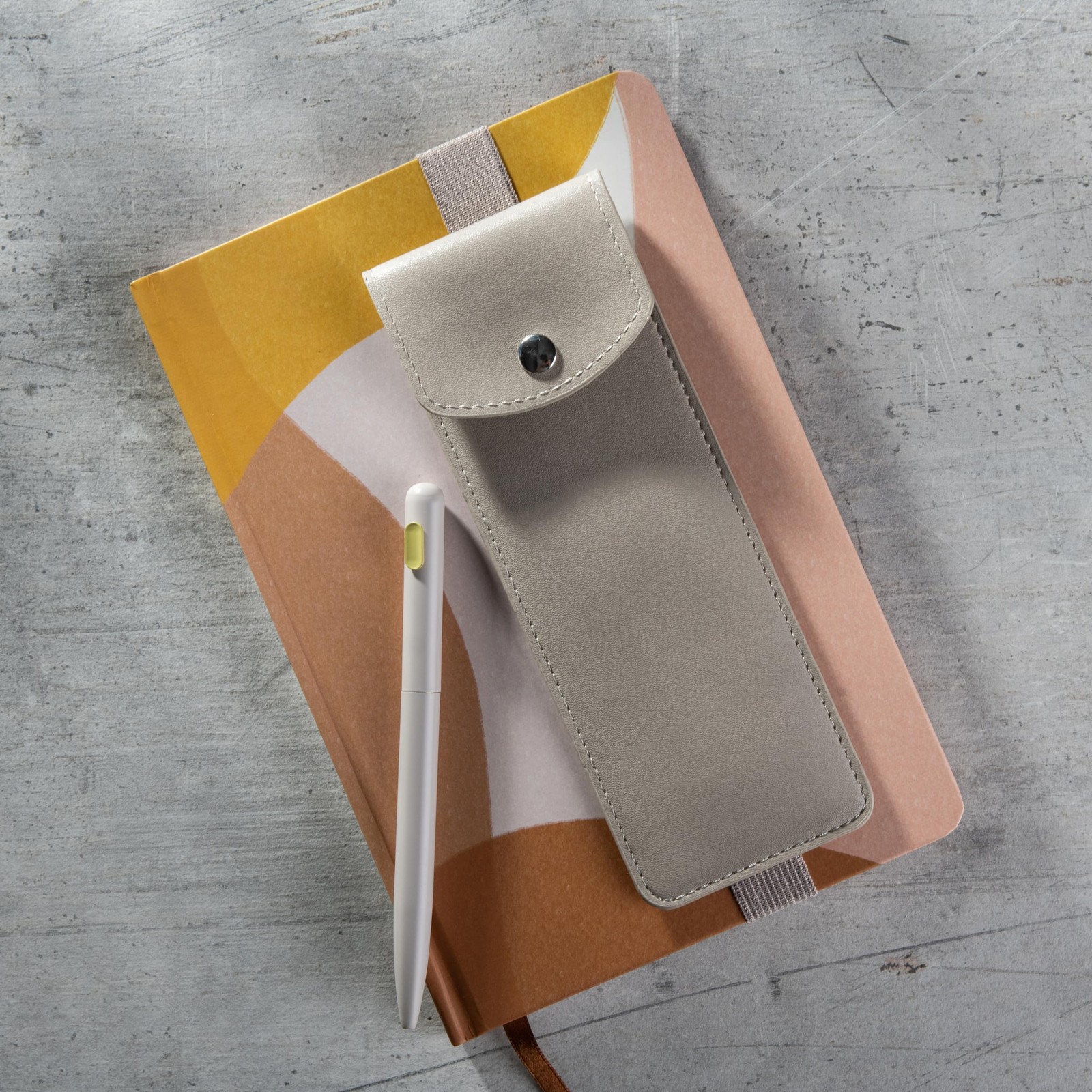Pen Loop Elastic Band, Planner Pencil Holder, Journal Organizer Gray