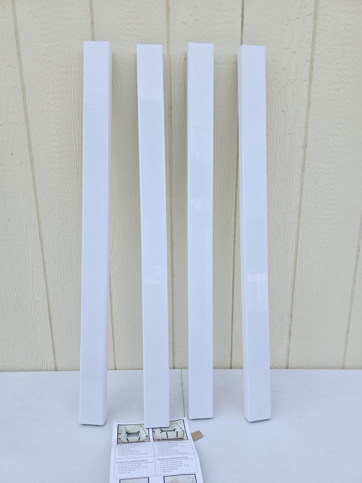 EZwhelp 4x White Rails (Approx. 40.56″)