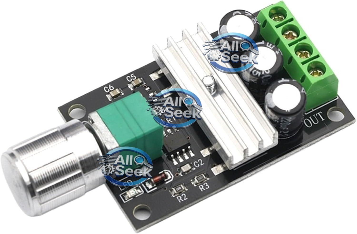 1Pc 1203BK PWM DC 6V 12V 24V 28V 3A Motor Speed Control Switch Controller New