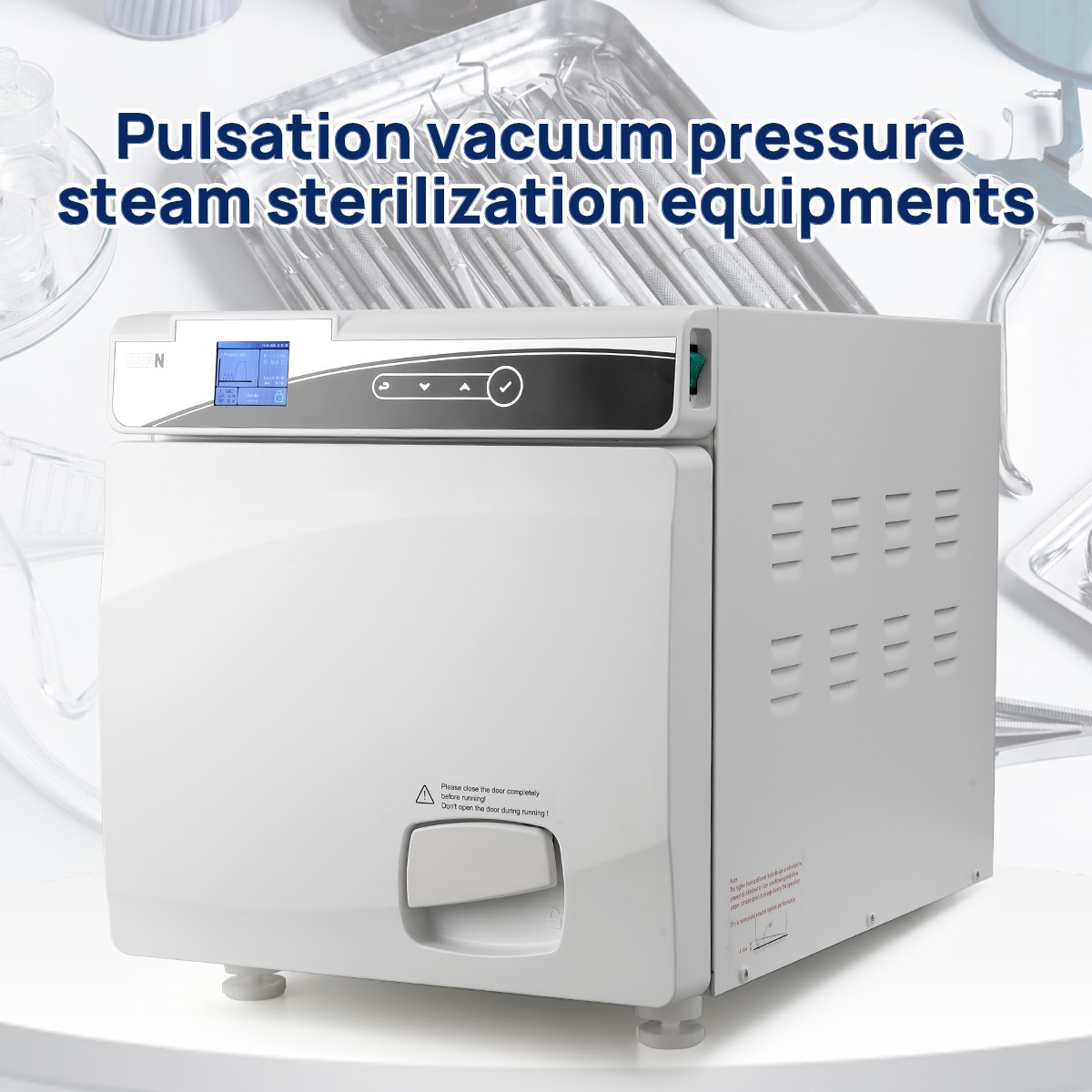 22L Class N Dental Autoclave Vacuum Steam Sterilizer with Drying Function