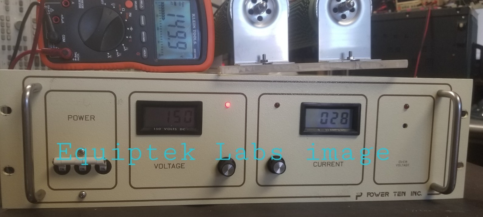 System Power Supply 0 – 150VDC 33ADC 5kW TESTED @ MAX POWER Power Ten 4600D