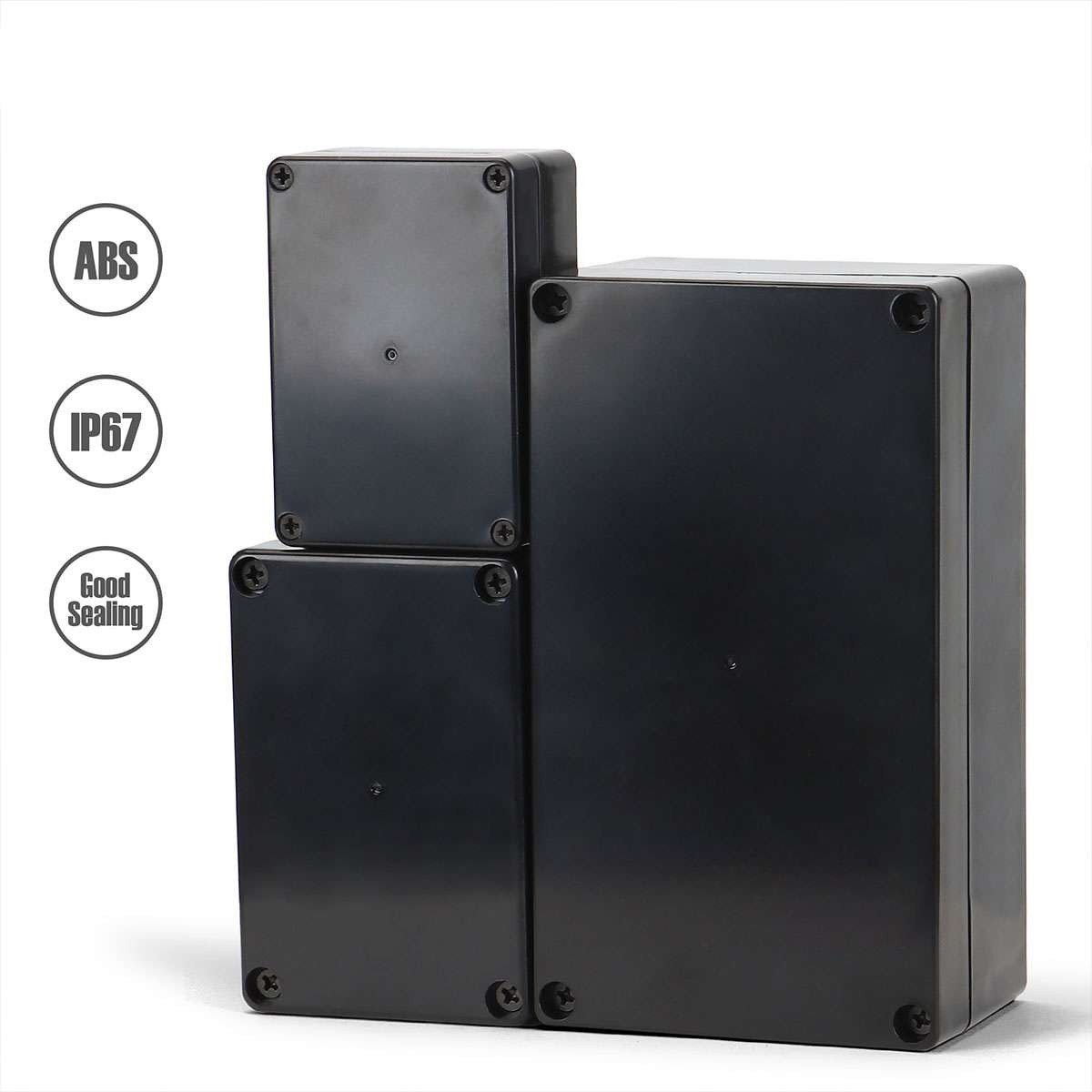 Project Box IP65 Waterproof Junction ABS Plastic Enclosure Dustproo Boxes DIY US