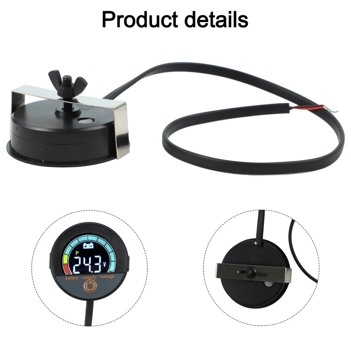 For Various Battery Types And Systems Low Voltage Alarm Battery Monitor