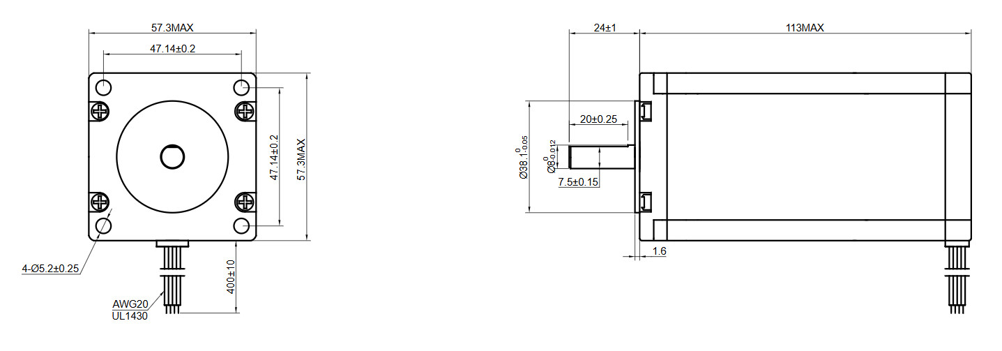 STEPPERONLINE 4 Axis Nema 23 Stepper Motor 425oz.in &Driver & 350W Power CNC Kit