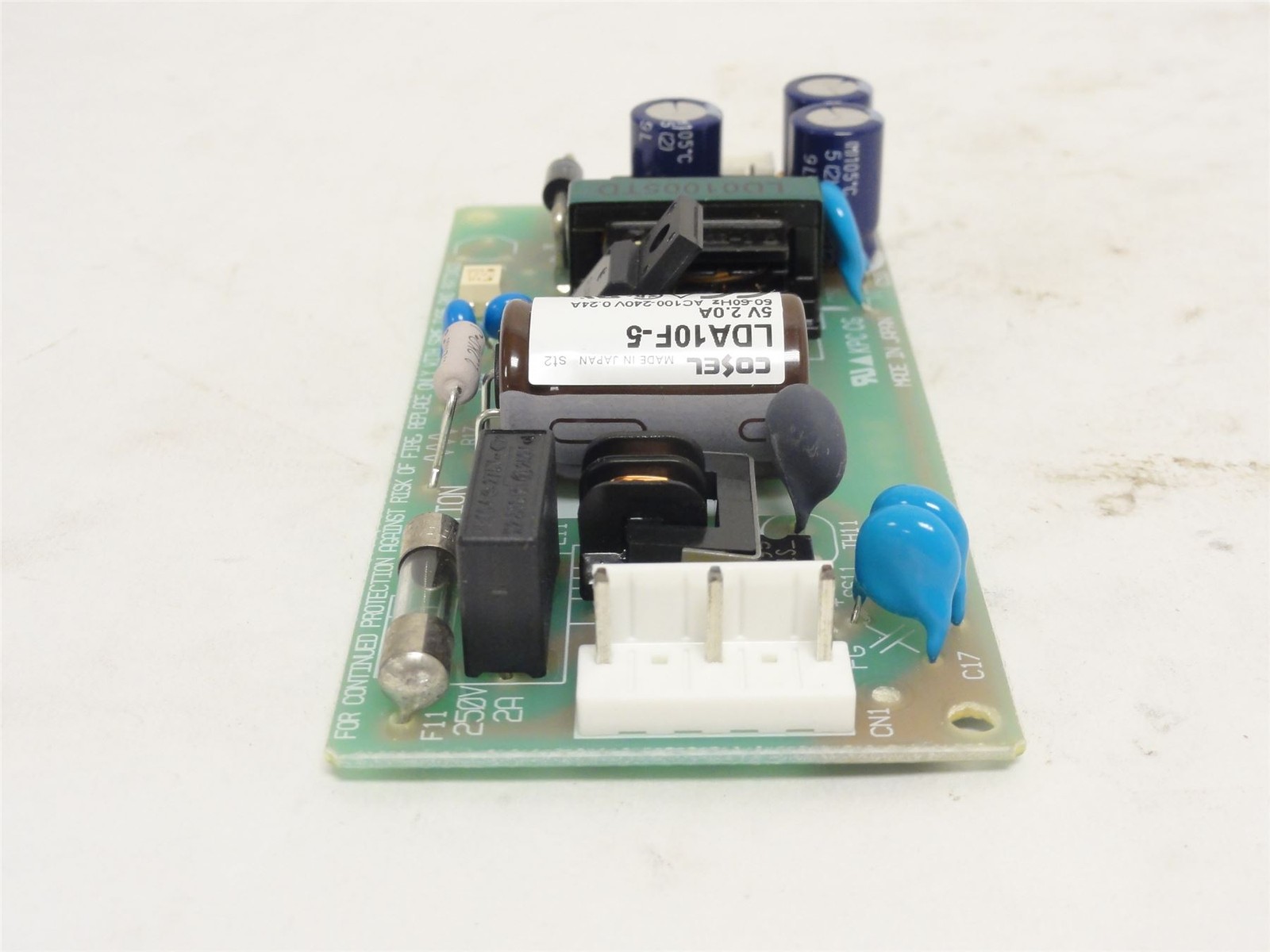 253629 Old-Stock; Cosel LDA10F-5 Open-Frame AC/DC Power Supply; 100-240VAC In