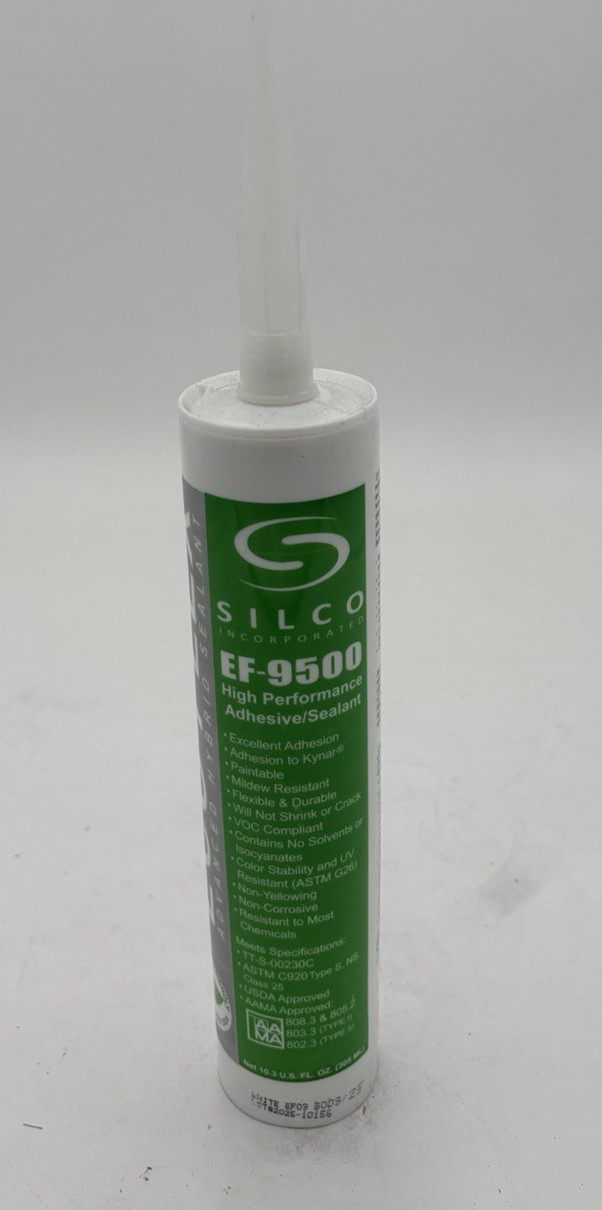 BULK Lot of TEN (10) Silco Eco-Flex EF-9500 Hybrid Adhesive/Sealant 10oz Caulk