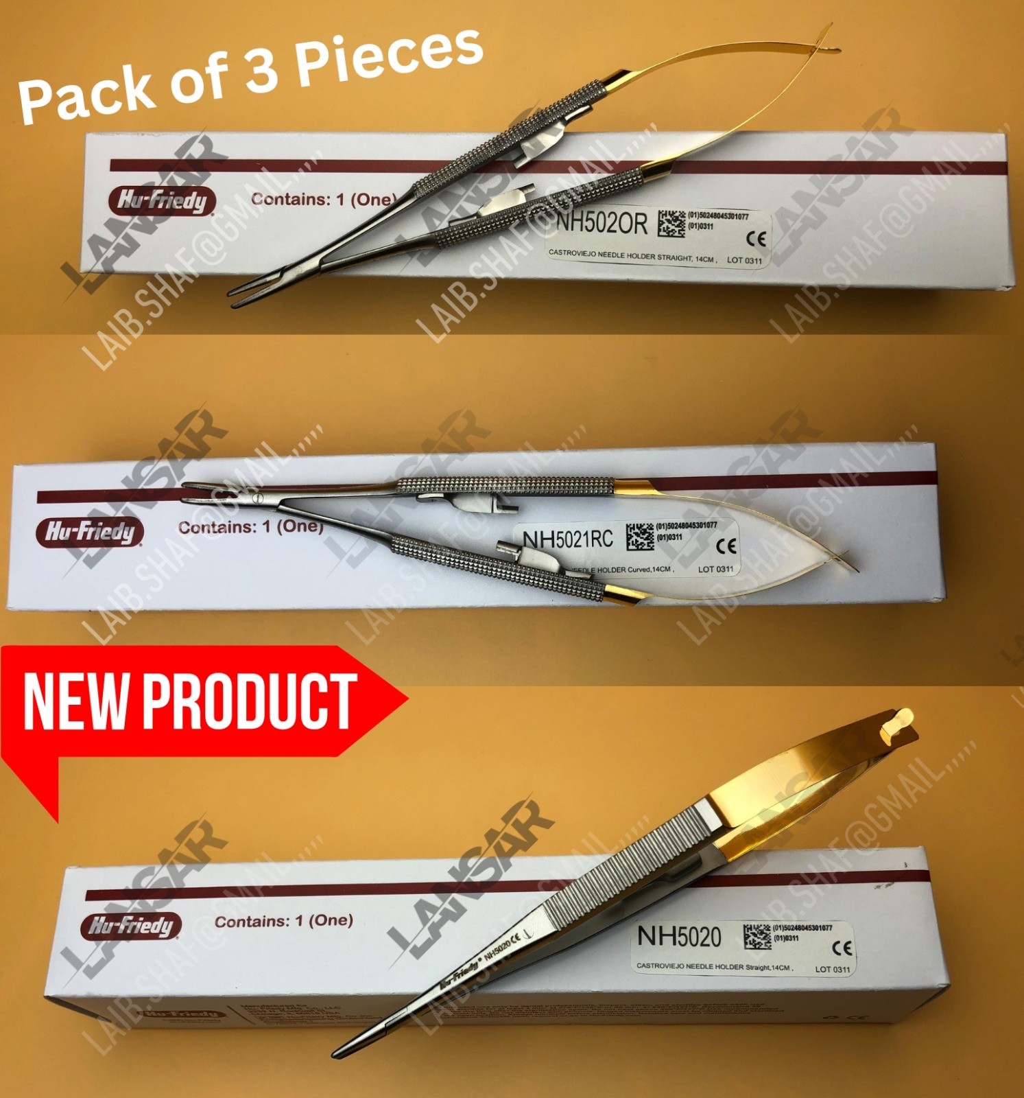 Hu Friedy Castroviejo Needle Holder Perma Sharp™ 14cm