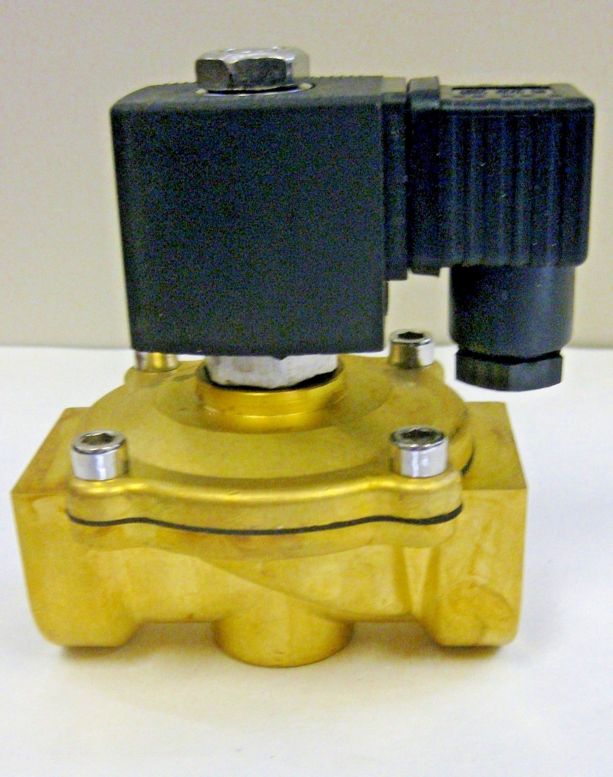 NEW PRM 3/4 INCH NPT SOLENOID VALVE 120VAC BRASS VITON SEALS NORMALLY CLOSED NIB