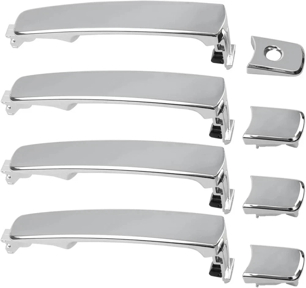 Front Rear Exterior Door Handle Set Nissan Murano 2003–2008 Rogue 2010–2015 FX