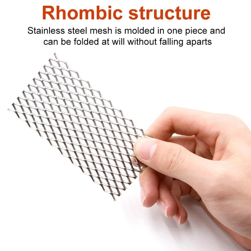 QKDS 100 PCS Stainless Steel Brick Weep Hole free size, As Picture Show