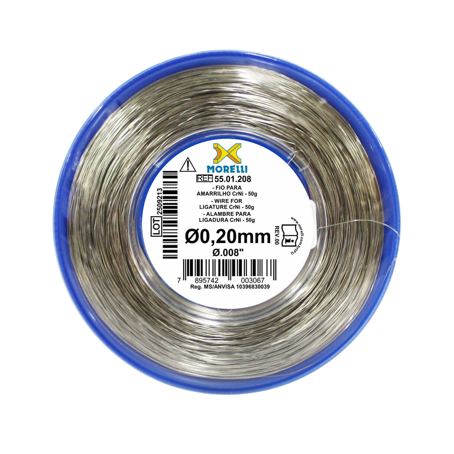 Morelli Dental Orthodontic Stainless Steel CrNi Ligature Wire Spool 50g 203m