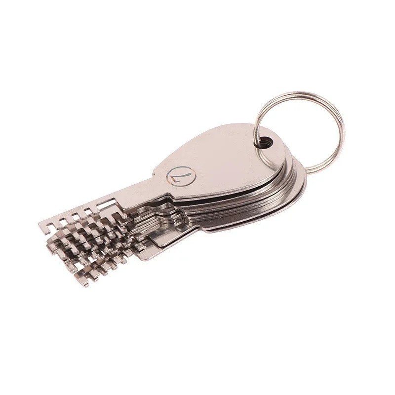 Stainless Steel Comb Lock 9in1 Full Set Repair Comb Tool Bypass Method
