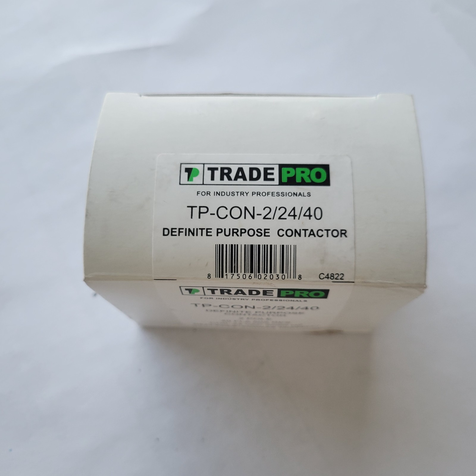 TRADEPRO Definite Purpose Contactor 2 Pole 40 Amps 24 Coil Voltage