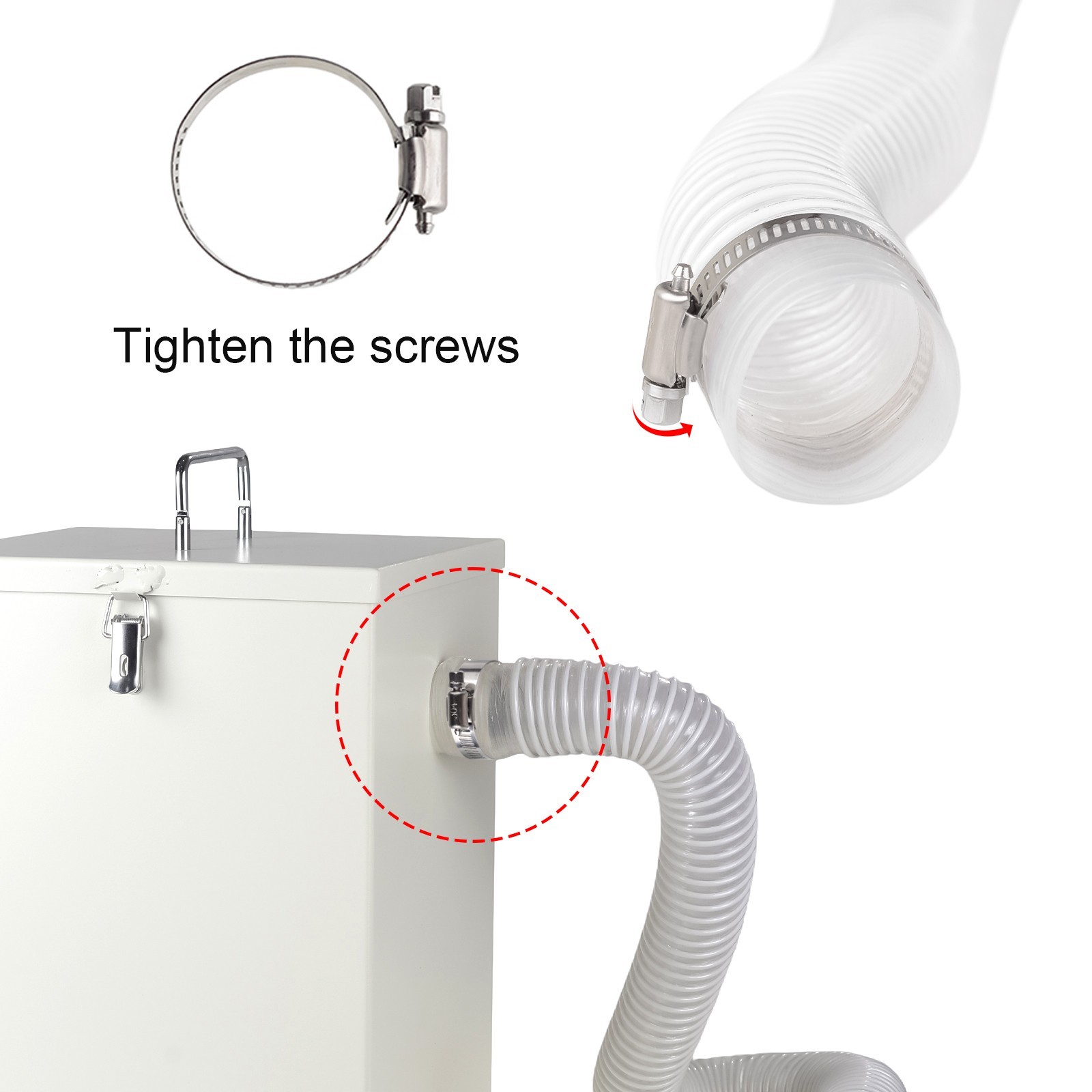 1000W Single Impeller Dental Dust Collector Adjustable Speed Vacuum Cleaner RZ-X