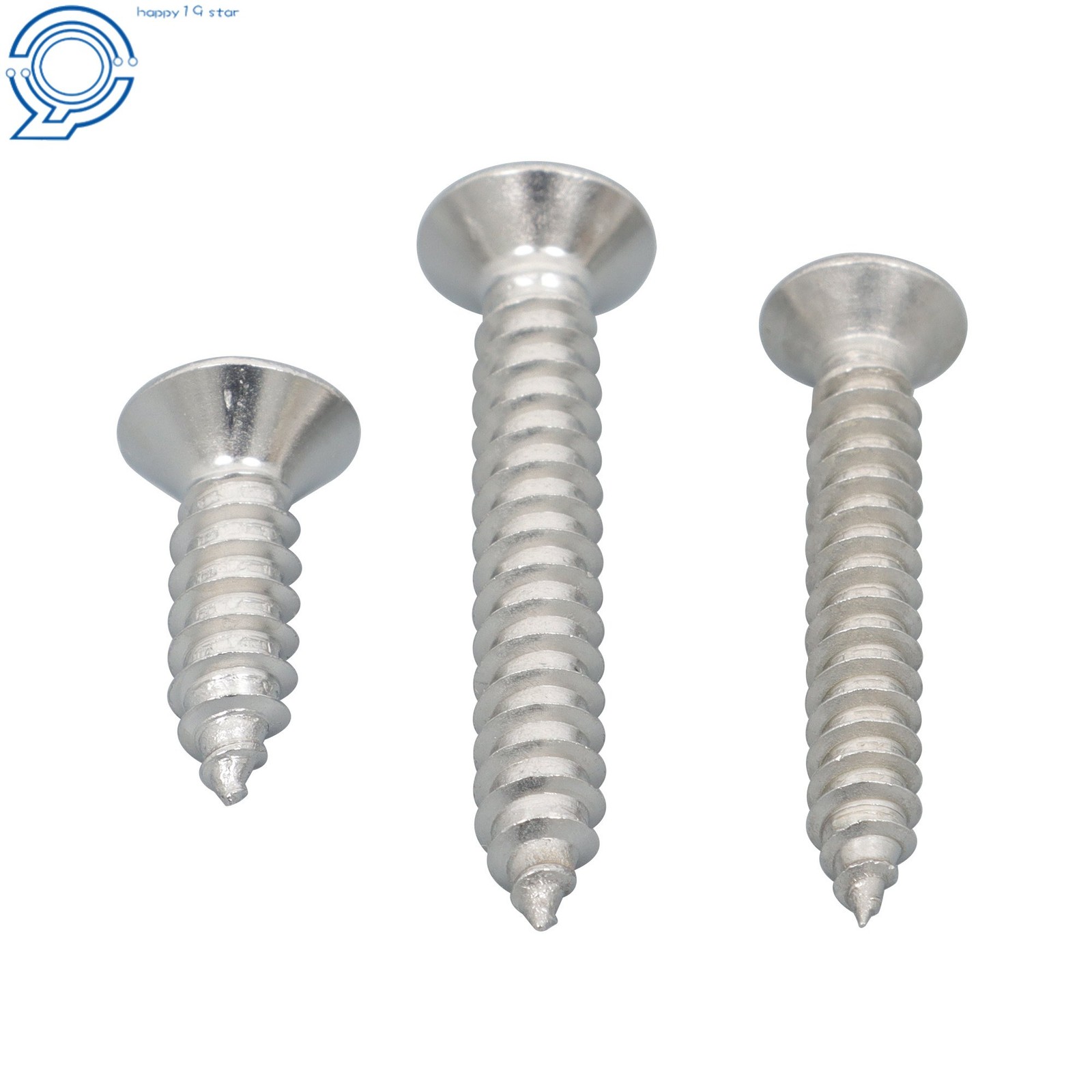 Phillips Flat Head Sheet Metal Screws, 550Piece 304 Stainless Steel Assortment