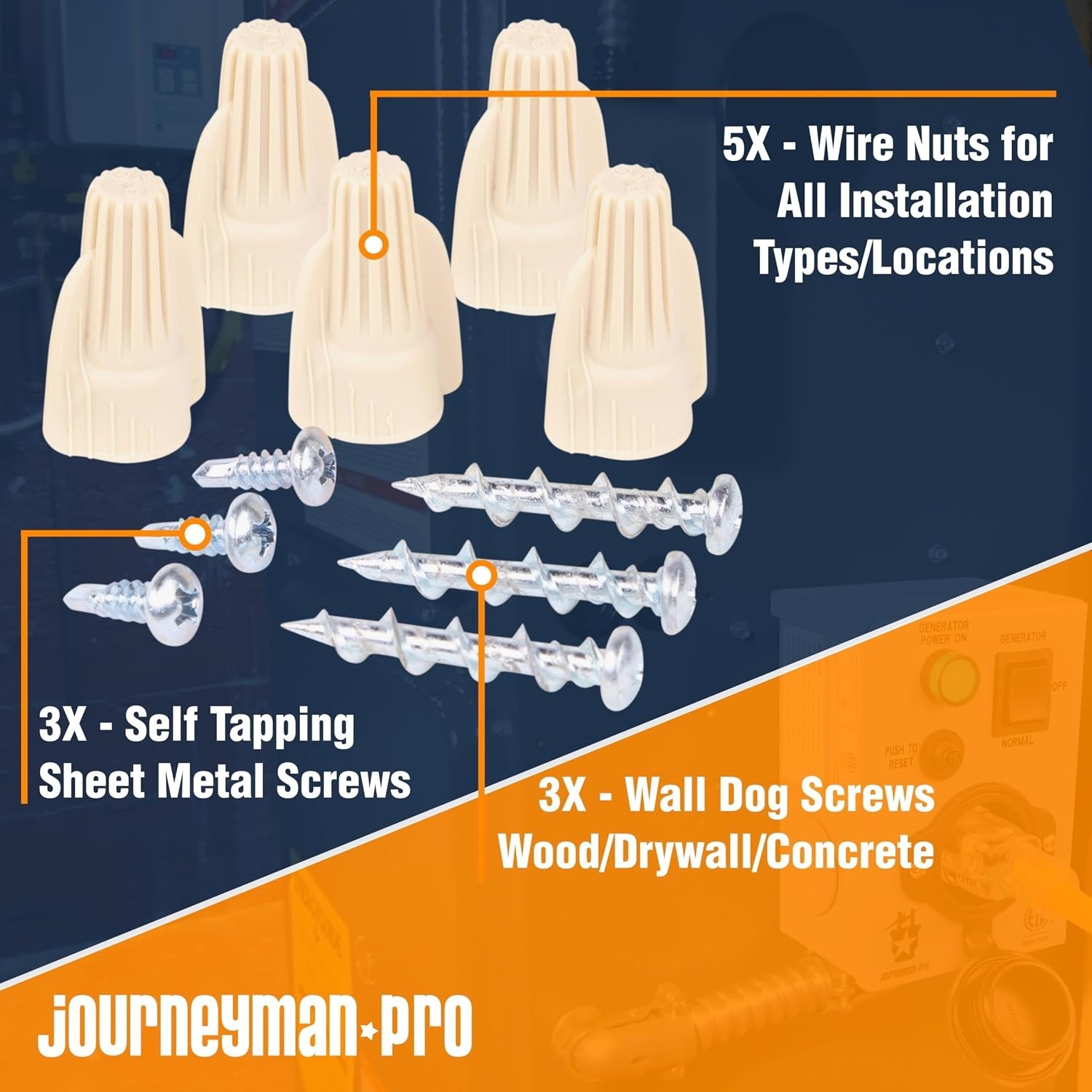 Journeyman Pro 15A Generator Transfer Switch – Weather-Resistant for Emergencies